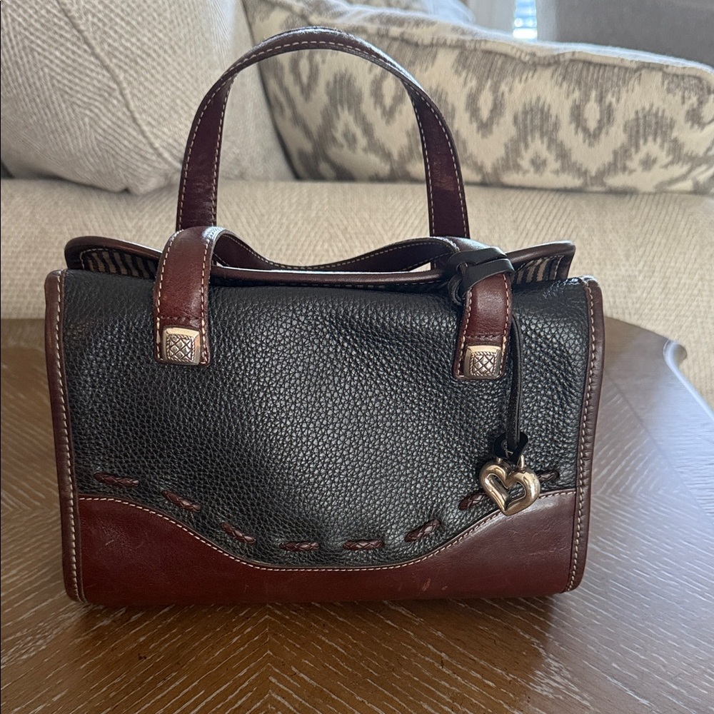 Brighton Pebble Leather Satchel Hobo Bag